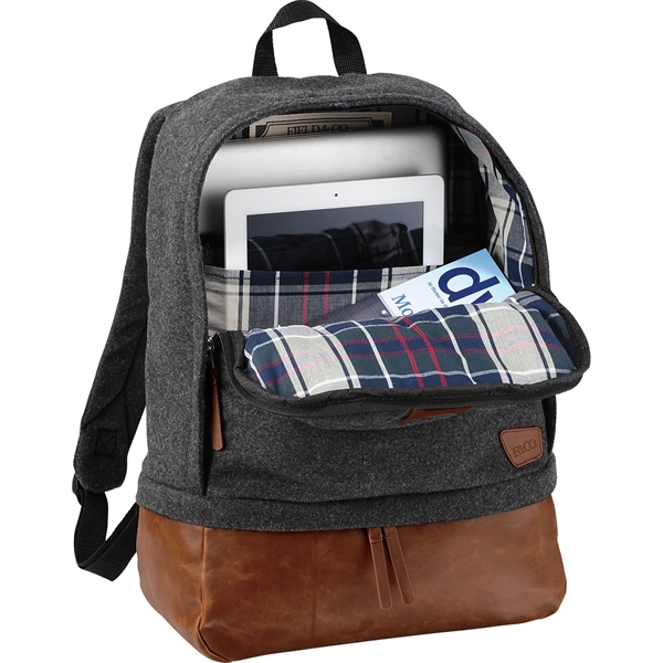 Field & Co. Campster Wool 15" Computer Backpack - Image 10