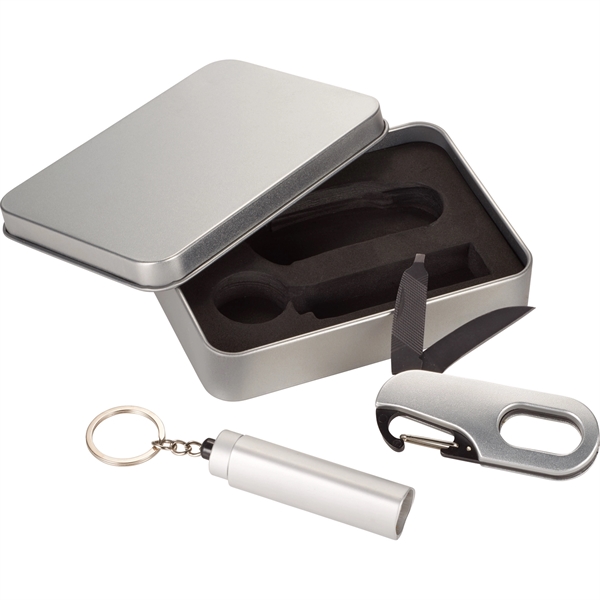 3-in-1 Multi-Tool and LED Flashlight Gift Set - Image 3