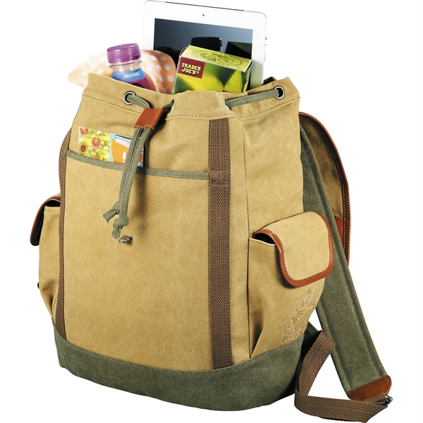 Cutter & Buck Legacy Cotton Canvas Backpack - Image 2