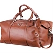 Cutter & Buck® 19" Leather Weekender Duffel Bag
