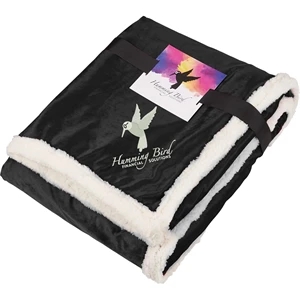 Field & Co.® Sherpa Blanket w/Full Color Card