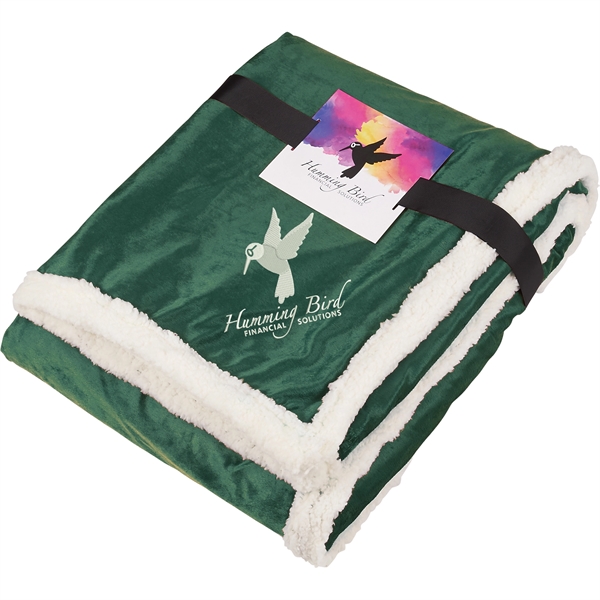 Field & Co.® Sherpa Blanket w/Full Color Card - Image 2