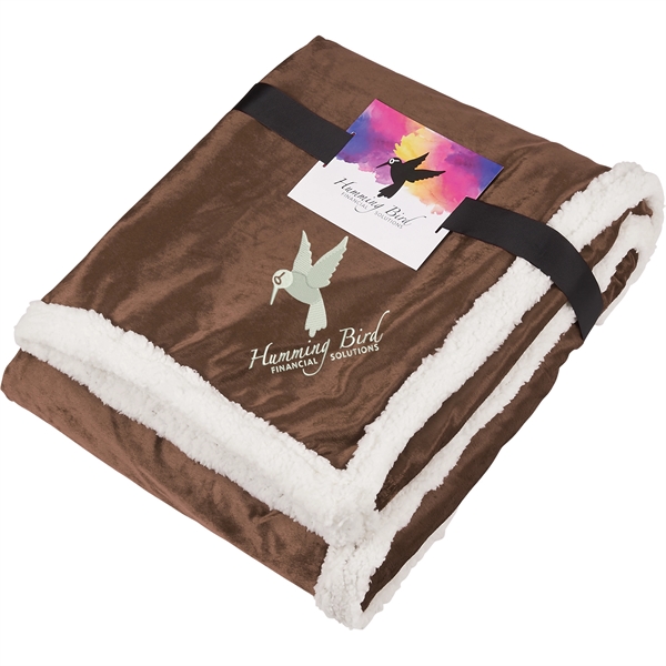 Field & Co.® Sherpa Blanket w/Full Color Card - Image 6