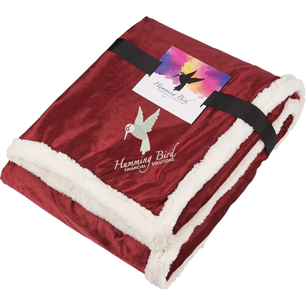 Field & Co.® Sherpa Blanket w/Full Color Card - Image 7