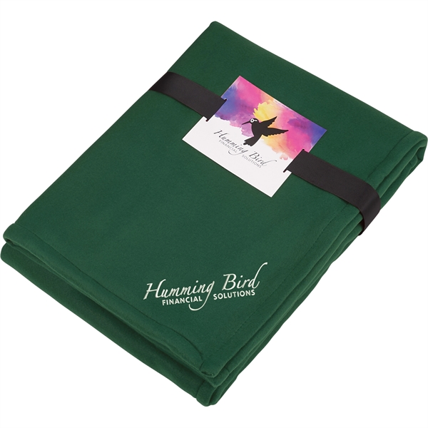 Fleece-Sherpa Blanket with Full Color Card and Ban - Image 5