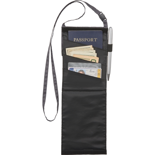 BRIGHTtravels RFID Passport Wallet with Lanyard - Image 4