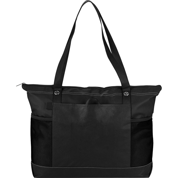 Non-Woven Zippered Convention Tote - Image 2