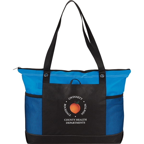 Non-Woven Zippered Convention Tote - Image 6