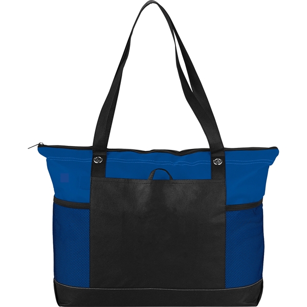 Non-Woven Zippered Convention Tote - Image 7