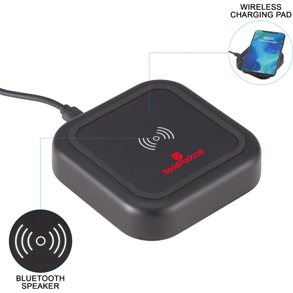 Coast Bluetooth Speaker Wireless Charging Pad - Image 8