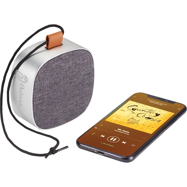 Tahoe Metal & Fabric Waterproof Bluetooth Speaker - Image 1