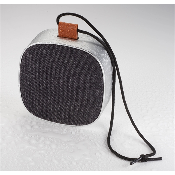 Tahoe Metal & Fabric Waterproof Bluetooth Speaker - Image 2