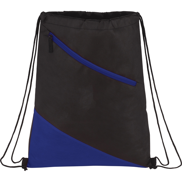 Slanted Non-Woven Drawstring Bag - Image 8