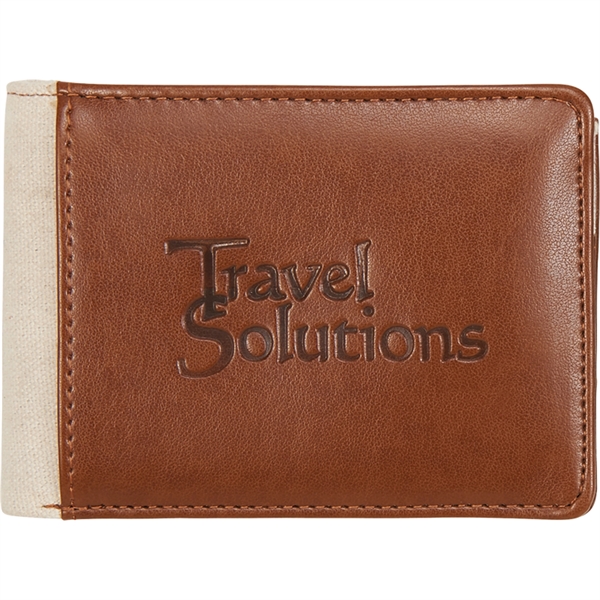 Mea Huna Cotton Bi-Fold Travel Wallet - Image 1