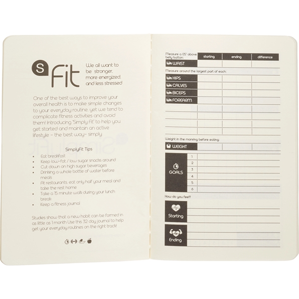 SimplyFit Fitness Jotter 5"x2.5" - Image 5