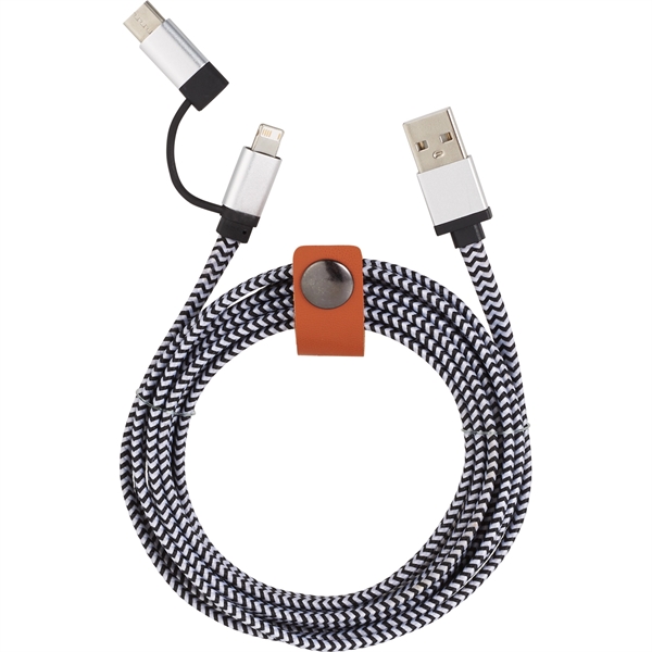 Paramount 3-in-1 Fabric Charging Cable - Image 6