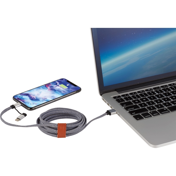 Paramount 3-in-1 Fabric Charging Cable - Image 7