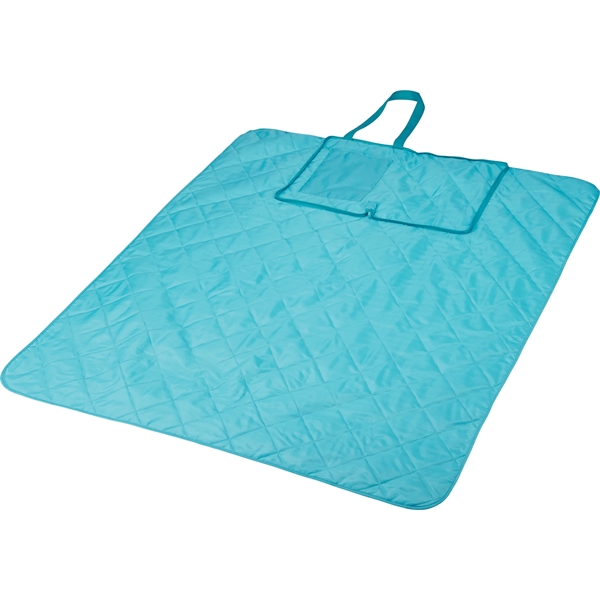 Fold Up Picnic Blanket with Carrying Strap - Image 12