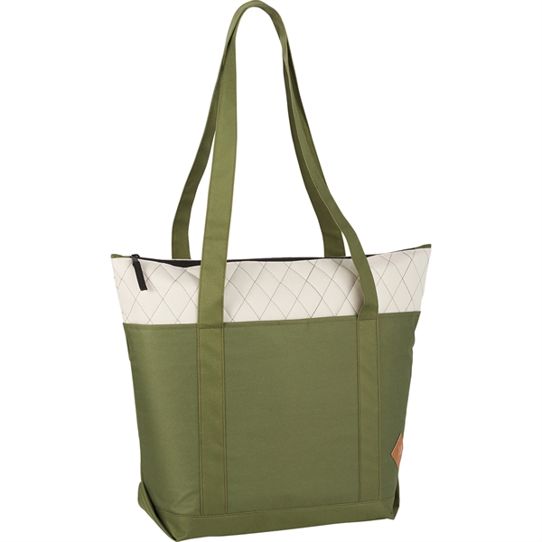 Quilted Zippered Boat Tote - Image 5