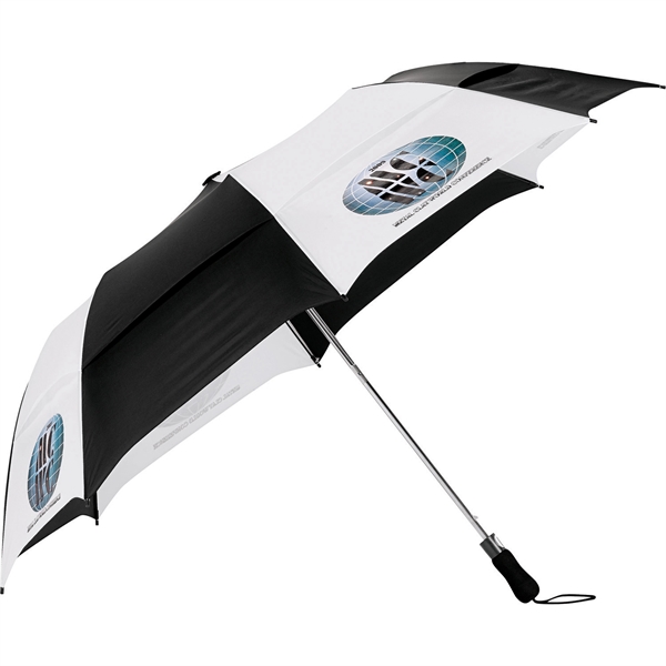 58" Vented Auto Open Folding Golf Umbrella - Image 1