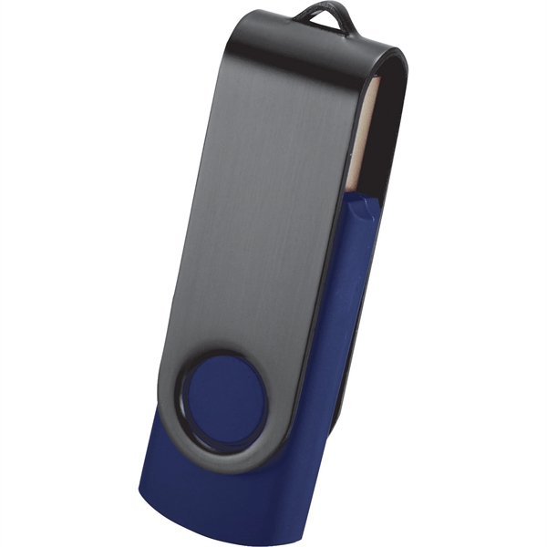Rotate Black Clip Flash Drive 2GB - Image 2