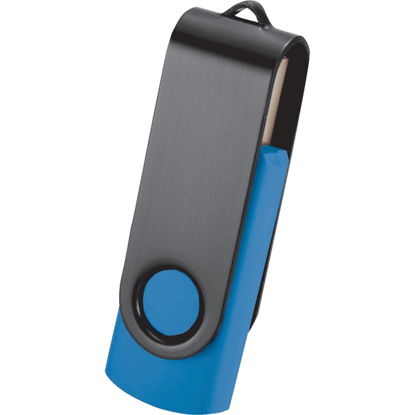 Rotate Black Clip Flash Drive 2GB - Image 6