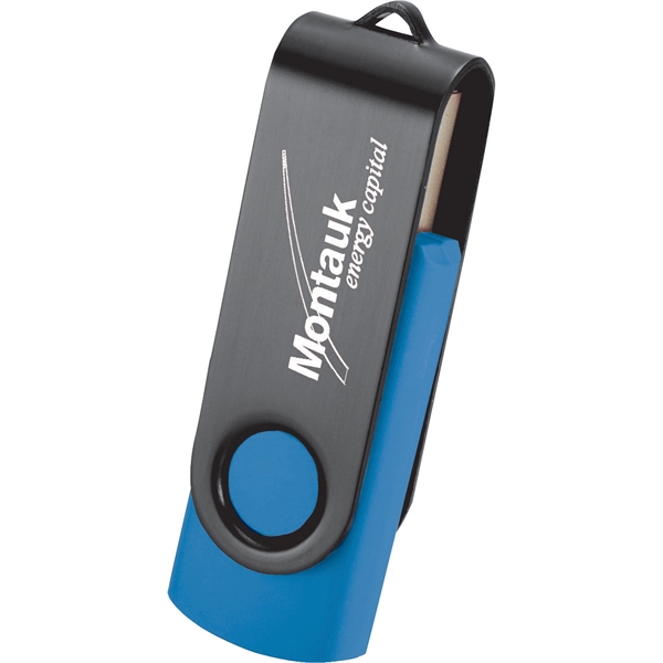 Rotate Black Clip Flash Drive 2GB - Image 7