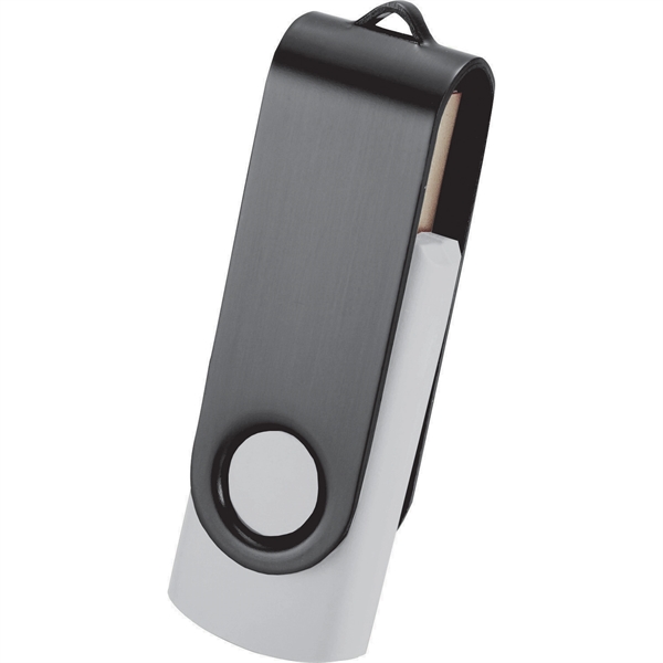Rotate Black Clip Flash Drive 2GB - Image 30