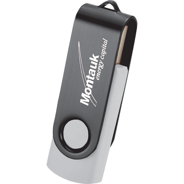 Rotate Black Clip Flash Drive 2GB - Image 31