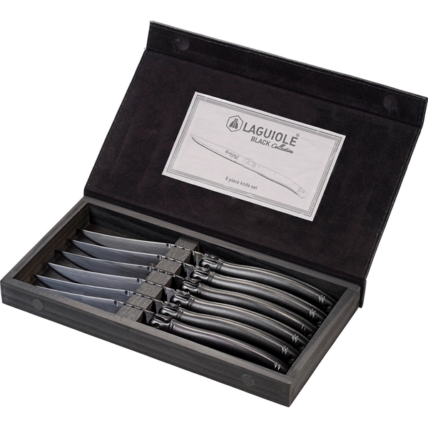 Laguiole® Black Knife Set - Image 3
