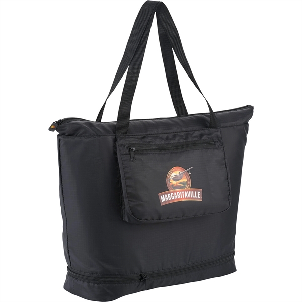 BRIGHTtravels Foldable Zippered Tote - Image 7