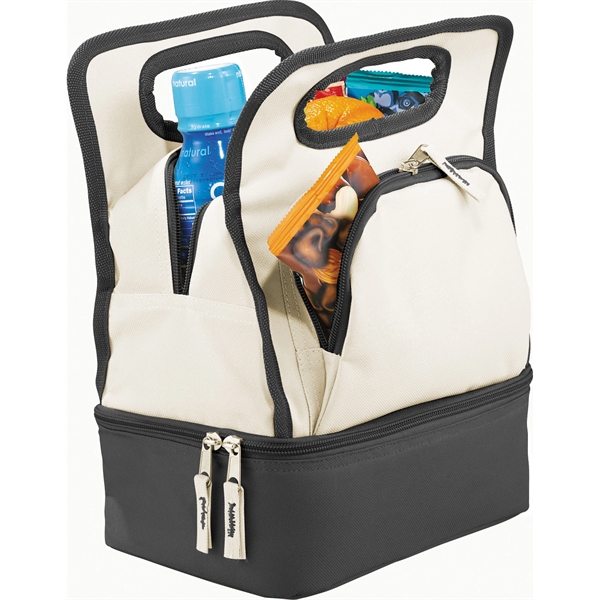 Color Dip Dual Compartment Lunch Cooler - Image 3