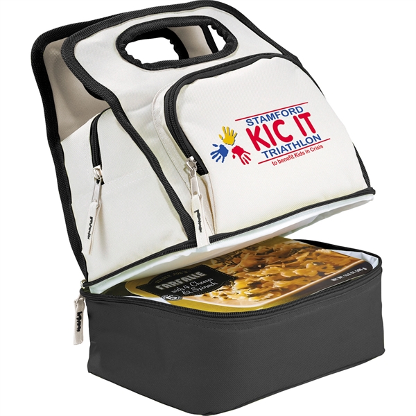 Color Dip Dual Compartment Lunch Cooler - Image 5