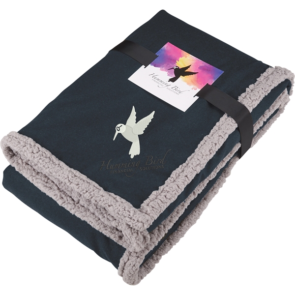 Field & Co.® Oversized Wool Sherpa Blanket w/Card - Image 3