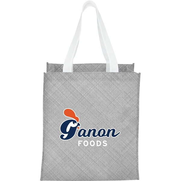 Pastel Non-Woven Big Grocery Tote - Image 1