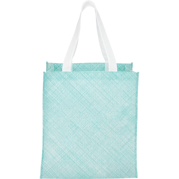 Pastel Non-Woven Big Grocery Tote - Image 5