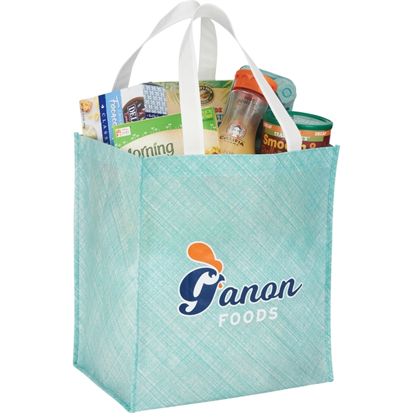 Pastel Non-Woven Big Grocery Tote - Image 8