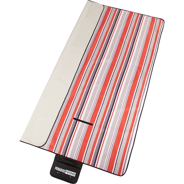 Oversized Striped Picnic and Beach Blanket - Image 5