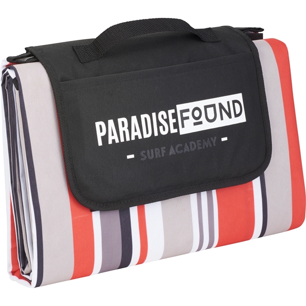 Oversized Striped Picnic and Beach Blanket - Image 8