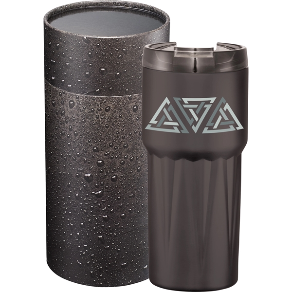 Pyramid Copper Tumbler 20oz With Cylindrical Box - Image 1