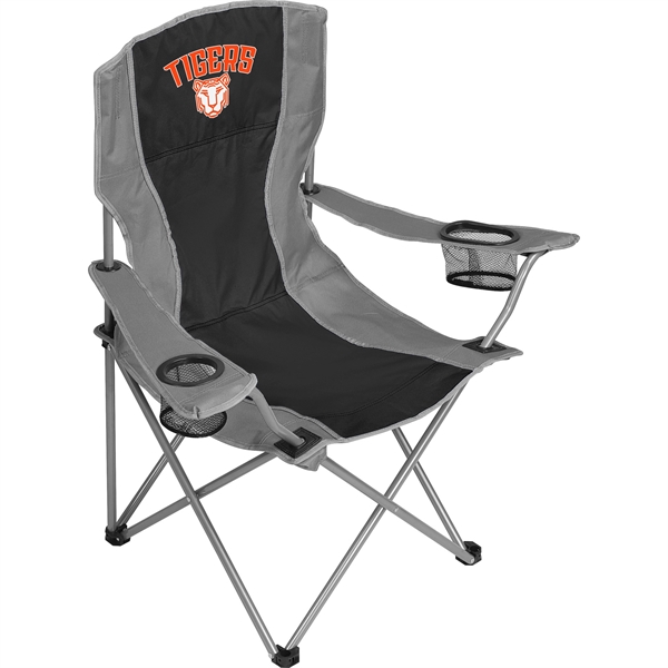 Game Day Two Tone Stripe Chair (300lb Capacity) - Image 1