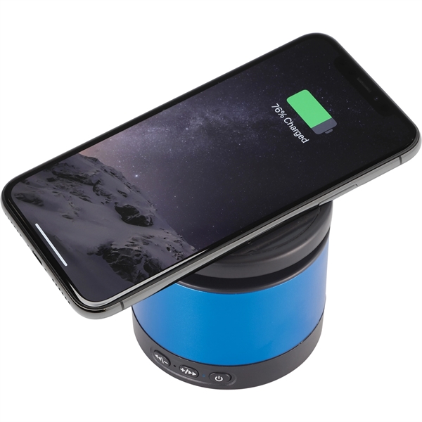 Metal Bluetooth Speaker and Wireless Charging Pad - Image 5