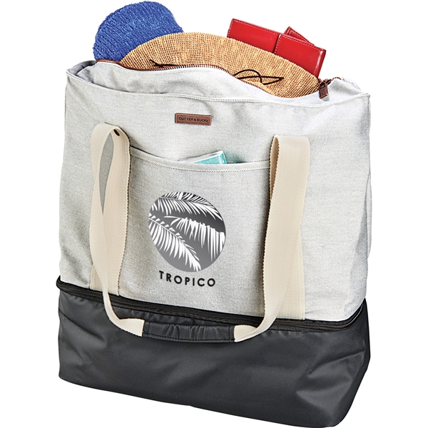 Cutter & Buck® 16oz. Cotton Boat Tote Cooler - Image 1