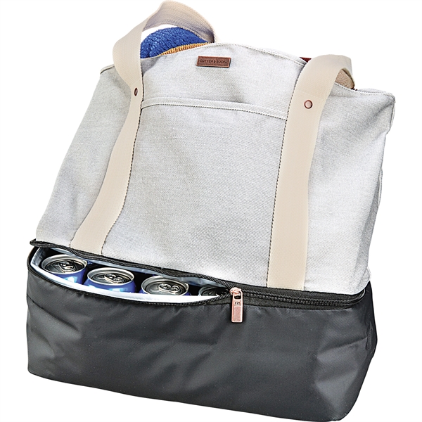 Cutter & Buck® 16oz. Cotton Boat Tote Cooler - Image 3