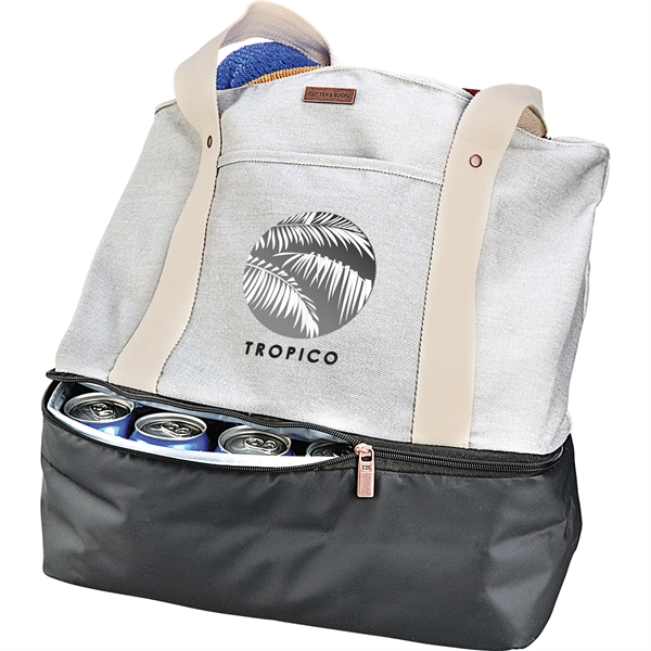 Cutter & Buck® 16oz. Cotton Boat Tote Cooler - Image 7