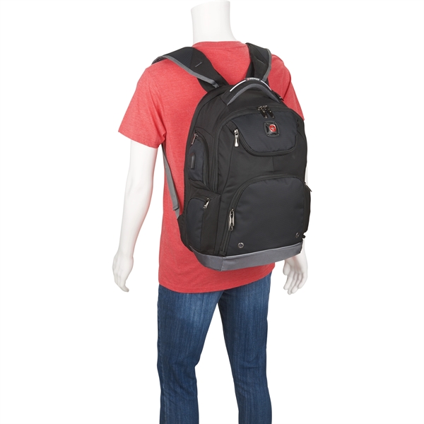 Wenger Odyssey Pro-Check 17" Computer Backpack - Image 6