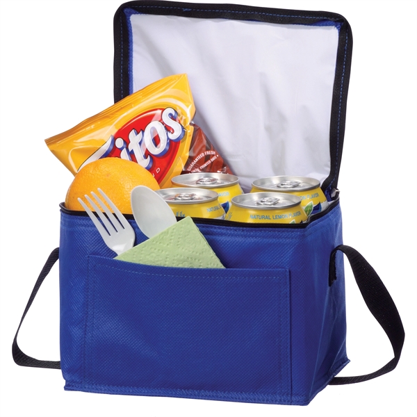 Sea Breeze 6-Can Non-Woven Lunch Cooler - Image 3
