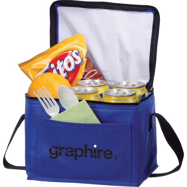 Sea Breeze 6-Can Non-Woven Lunch Cooler - Image 6
