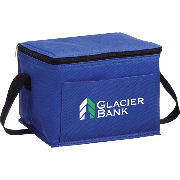 Sea Breeze 6-Can Non-Woven Lunch Cooler - Image 7