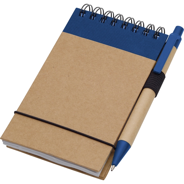 5" x 4" Recycled Spiral Jotter with Pen - Image 4